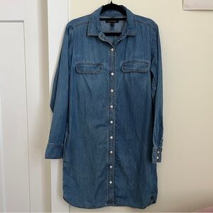 Banana Republic Denim Shirt Dress S
